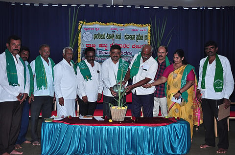 Seminar with sugarcane growers Mandya