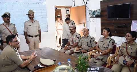 State Police Director General Dr. M.A. Salim meeting in Mysore