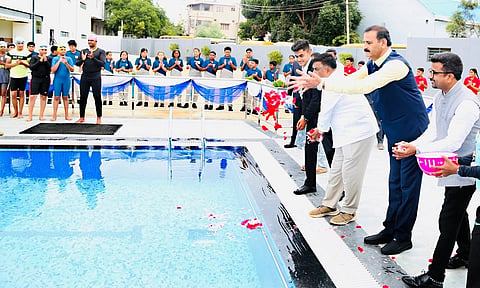 Swimming pool inaugurated at Mysore Skill School