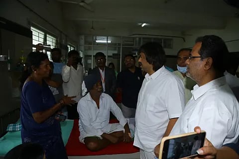 madhu bangarappa mcggan hospital visit