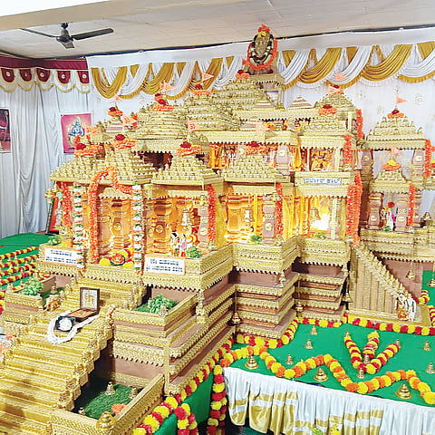 Model exhibition of Sri Ram temple
