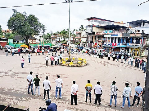 ಶನಿವಾರಸಂತೆ ಭಾಗದಲ್ಲಿ ಬಂದ್ ಯಶಸ್ವಿ
