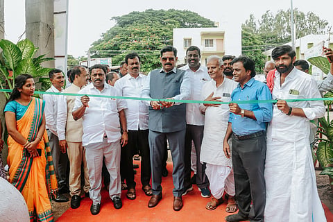 district koppal minister shivaraj tangadagi sasya sante innaugration