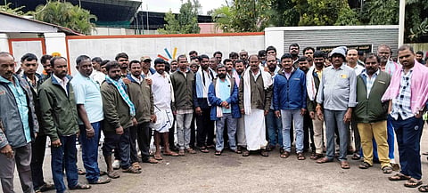 ಓಮ್ನಿ ಆಕ್ಟಿವ್ ಹೆಲ್ತ್ ಟೆಕ್ನಾಲಜೀಸ್ ವಿರುದ್ಧ ಪ್ರತಿಭಟನೆ