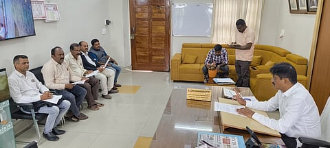 ADC meeting with registered political parties Mandya