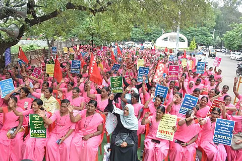 ASHA PROTEST 2nd day