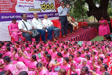 ASHA PROTEST AMBEDKAR CERKLE