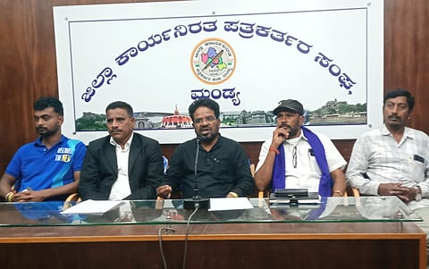 Ambedkar Warriors press conference Mandya