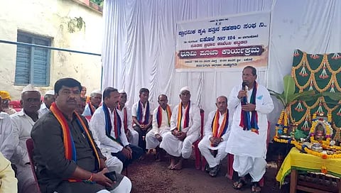 Bhoomi Puja for construction of Aihole PKPS building