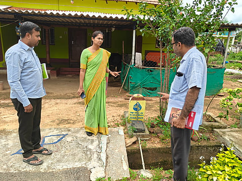 CEO inspects Jaljeevan Mission work Mandya