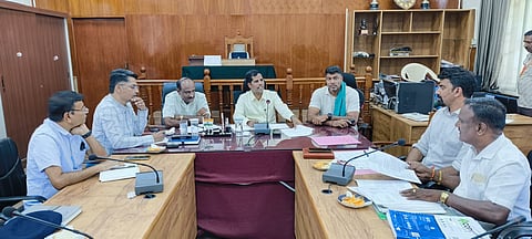 DC meeting with farmers and factory officials Mandya