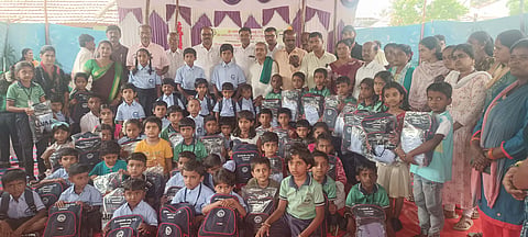 Distribution of Uniforms to Students Mandya