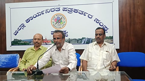 District Volleyball Association Press Conference Mandya