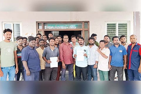 Gangavathi Road repair insit
