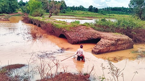 Grandpa doesn't have a bridge.