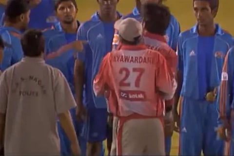 Harbhajan slapping Sreesanth