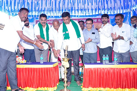 Inauguration of warehouse building Mandya