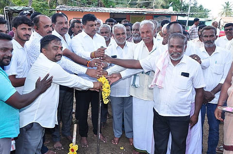 MLA launches development work Mandya