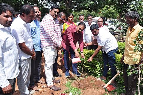 Meditation center development Mandya