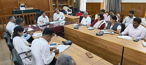 Meeting regarding Agriculture Department Mandya