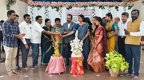 Pratibha Puraskar at Mandavya Integrated Pre Graduation College Mandya