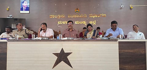 Progress review meeting Mandya