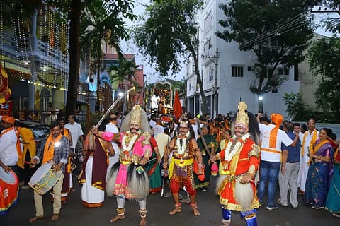 Public Ganesh immersion procession