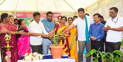 Public meeting by MLA Mandya