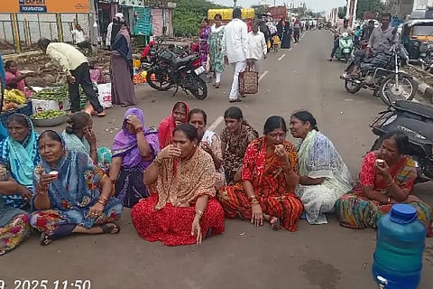 RAMANAGAR PROTEST
