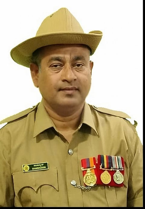 district koppal shamshuddin president medal sp office