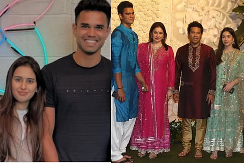 Sachin Tendulkars Son Arjun Gets Engaged Saaniya Chandok