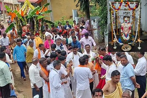 The grand chariot festival of Sri Raghavendra Swami