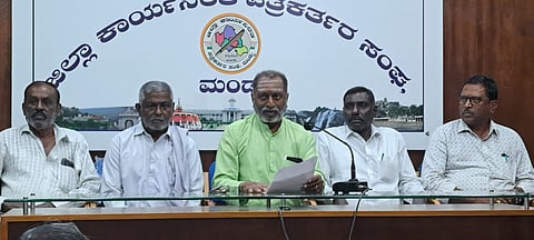 Umamaheshwari Arts Development Association press conference Mandya