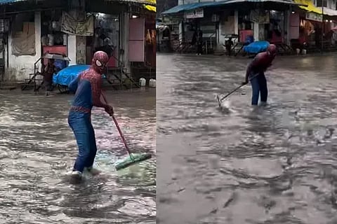 Spider Man In mumbai