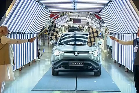 PM Narendra Modi launches Maruti Suzuki