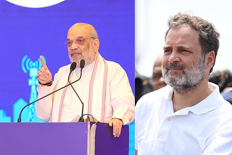 Amit Shah Rahul Gandhi,