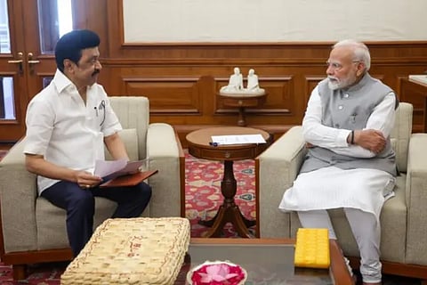 MK Stalin Narendra Modi