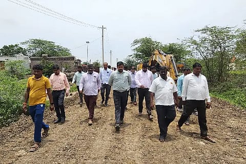 ceo rishi anand visit tikota babaleshwara rural area