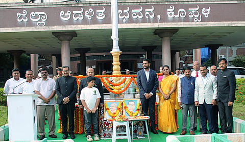 district koppal dc suresh itnal indipendence day celebration