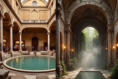 old bath house