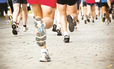 running