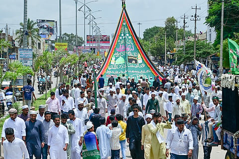 district koppal id milad festival celebration muslims