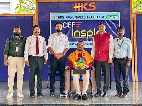 ಎಚ್‌ಕೆಎಸ್ ಕಾಲೇಜಿನ ವಿದ್ಯಾರ್ಥಿಗಳಿಗೆ ಸ್ಫೂರ್ತಿ ಮಾತು