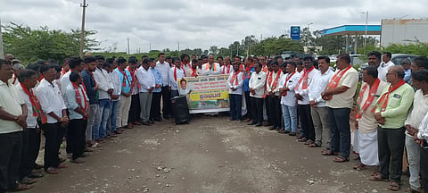 BJP STRIKE GAJENDRAGADA