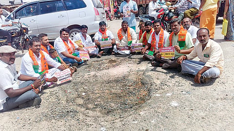 BJP protest