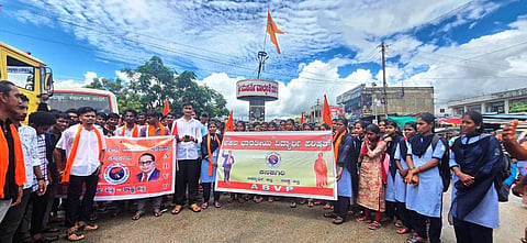 ABVP protest