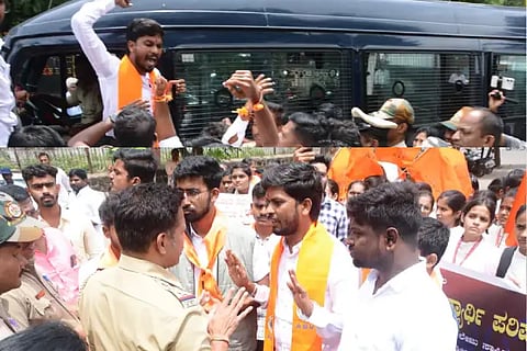 ABVP PROTEST MEDICAL COLLEGE