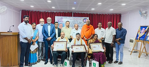Award ceremony at KVS Bhavan Mandya