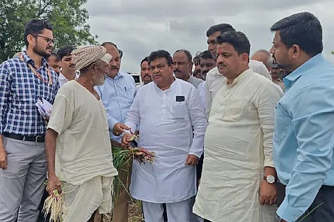 BHIMA RIVER VISIT MB PATIL