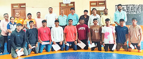 Dasara wrestling competition concludes successfully
